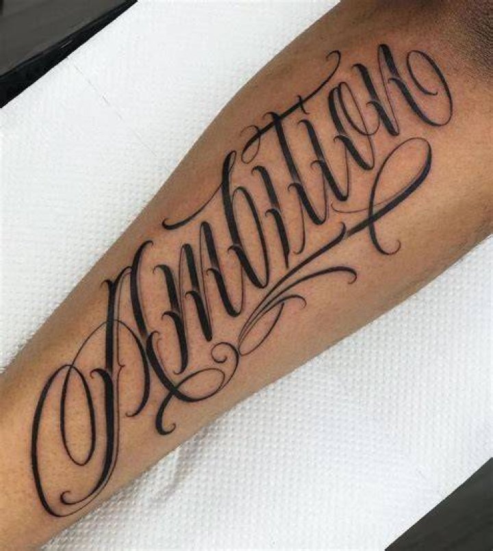 Pin en Lettering tattoos