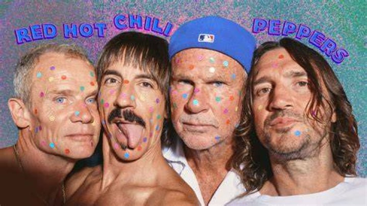 Red Hot Chili Peppers' Anthony Kiedis sits next to porn star and
